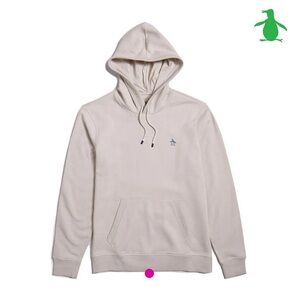 ORIGINAL PENGUIN | Fleece Popover Hoodie - Oatmeal